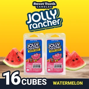 Jolly Rancher Watermelon Scented Wax Melts - 5oz of Candy Wax Melts - 16 Cubes - Picture 1 of 3