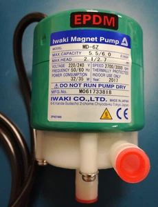 Iwaki MD-6Z - Pompe centrifuge 5.5/6l/min, 230V - Picture 1 of 3