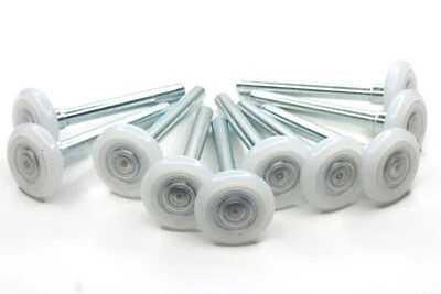10 PACK 2" Nylon Garage Door Roller with 4" Stem  SEALED 13 Ball Bearing Roller - Image 1 of 4