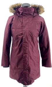 The North Face 550 Goose Down Hooded Full Zip Purple Parka Jacket Girls Large - Picture 1 of 12