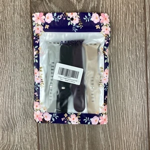 apple watch bands 42mm 44mm 45mm 3 Pack Variety Black Tan - Zdjęcie 1 z 3
