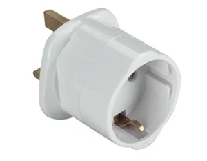 Adaptador de viaje para visitantes Eagle Uk (Schuko europeo al Reino Unido) - Imagen 1 de 2