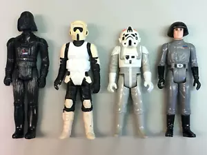 Vintage Star Wars Imperial Lot Biker Scout AT-AT Driver 1977-1983 Kenner - Picture 1 of 2