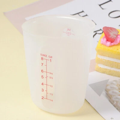 Semi Transparent Silicone Measuring Cup With Scale For Liquid 250 ml - Image 1 of 4