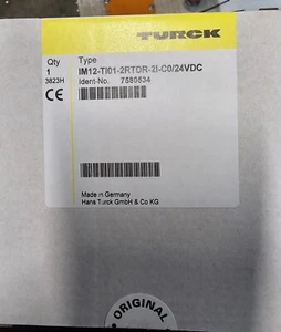 Turck Amplificatore di Temperatura IM12-TI01 #7580534 Trasmettitore di Temperatura NUOVO - Foto 1 di 1