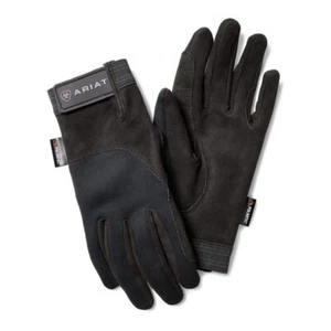 Ariat  Tek Non-Insulated Grip Riding Gloves - Black New  Many Sizes Unisex - Picture 1 of 4
