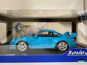 SOLIDO 1/18 PORSCHE 911 993 CARRERA RS CLUBSPORT 1993 LIGHT BLUE 1810101 - Bild 1 von 3