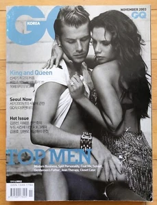 Revista completa David Beckham Victoria Ju Ji Hoon GQ Corea/2003 seguimiento raro - Imagen 1 de 14
