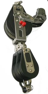 NAUTOS 92662 - TRINQUETE ÚNICO CON LEVA Y BLOQUES DE 57 MM DOBLE GIRO CON BECKET - Imagen 1 de 1