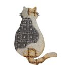 Id 2992 Plaid Cat Emblem Patch Kitten Kitty Pet Embroidered Iron On Applique