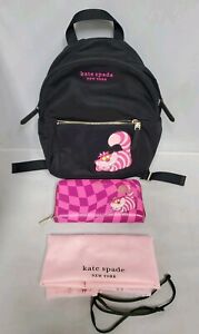 Disney Kate Spade Alice in Wonderland - CHESHIRE CAT - Backpack and Wallet - NWT