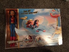 NEW DC Super Hero Girls Wonder Woman Action Doll With Invisible Jet