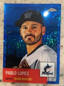 Pablo Lopez 2023 Topps Chrom/199 blau Diamant - Bild 1 von 3