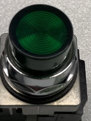 Luz piloto verde Siemens LED 52PL4D3XB 24 AC DC 52AED3 52AAFD3B 24-28v - Imagem 1 de 4