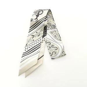 Hermes Seidentuch Twilly Festival Des Amazones Bandana Beige Neu - Bild 1 von 3