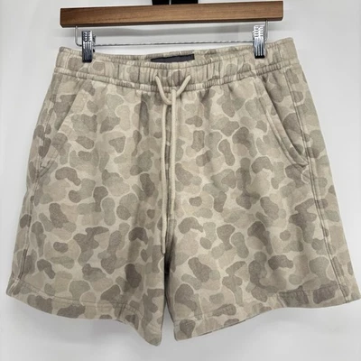 Abercrombie & Fitch Shorts Men Small Camo 5" Essentials Fleece Sweat Drawstring - Image 1 of 4