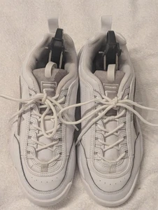 Fila Disrupter Ladies Trainers White Size UK 6 - Picture 1 of 7