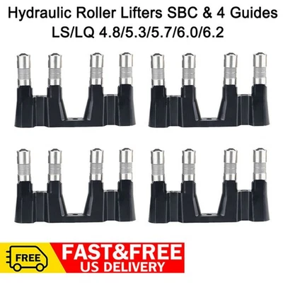 16x  HL124 Lifters & Guide Fit Chevrolet Silverado 3500 6.0L 2001-2005 2006 Foto 1 de 4