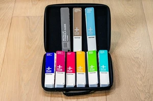 Pantone Plus Series Color Formula Fan Guide Set — 9 PERFECT Guides w/ Case - Picture 1 of 15