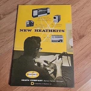 De colección 1958 "Nuevo" Heathkits Catálogo Jamón Hi-Fi Tubo Heathkit - Imagen 1 de 6