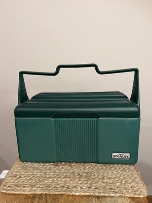 Lancheira Aladdin Stanley Cooler Verde 7/95 Sem Garrafa Térmica 37210 Vintage Kit Pequeno - Imagem 1 de 4