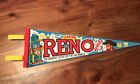 Vintage Pennant Flag Casino Reno Felt Prop Nevada