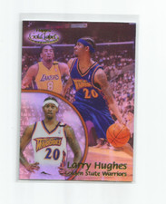 LARRY HUGHES (Warriors) W/ KOBE BRYANT 2000-01 TOPPS GOLD LABEL CARD #45