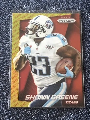 2014 Panini Prizm Prizms Panini Logo Titans Football Card #122 Shonn Greene - Image 1 of 2