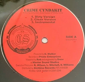 CRHYME SYNDICATE Crime Cyndakit SEALED! ORIG 1996 US 12" Vinyl RANDOM RAP RARE!! - Picture 1 of 4