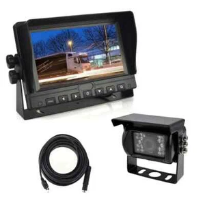 7 Inch Car Rear Camera With 18 Led Night Vision 15 Meter Video Cable Waterproof - Picture 1 of 7