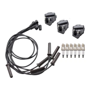 Ignition Coils & Spark Plug & Wireset For 2002-2008 Pontiac Grand Prix 3.8L V6 - Foto 1 di 8