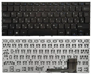 ORIGINAL KEYBOARD FOR MEDION AKOYA E3213 MD60793 HUNGARY BLACK QWERTZ - Picture 1 of 3