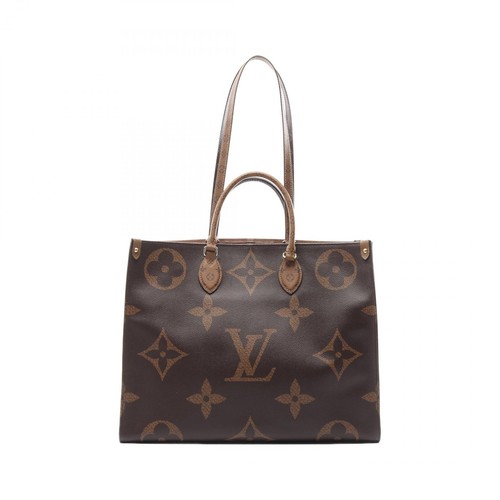 LOUIS VUITTON（LV） Borsa a tracolla Louis Vuitton On the go GM M44576 Monogram Giant Reverse marrone