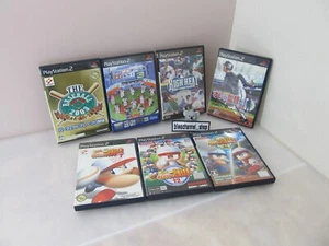 Lote de 7 juegos de béisbol PS2 PlayStation 2 PAWAPURO 12 High Heat 2003 en caja Japón - Imagen 1 de 18
