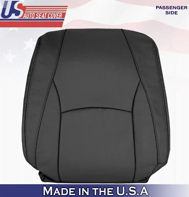 2007 2008 2009 For Lexus RX350 RX330 RX400 Passenger Top Leather Seat Cover BLK - Image 1 of 4