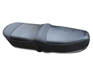 Lambretta Seat Pegasus Style - LI LIS TV SX GP BLACK - Picture 1 of 1