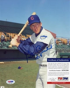Glenn Beckert Chicago Cubs Signed Autograph 8 x 10 Photo PSA DNA - Picture 1 of 1