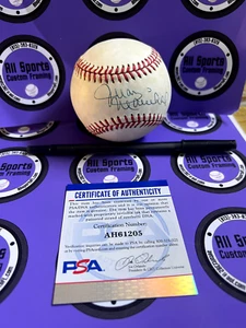 Juan Marichal SF Giants Autographed National League Baseball PSA COA #AH61205 - Picture 1 of 8