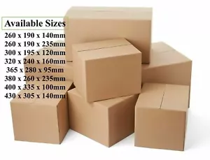 Mailing Box Shipping Carton Small Medium Large Cardboard Brown Parcel Boxes - Picture 1 of 1
