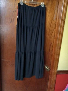Ruby RD. M LONG SKIRT. PALM SPRINGS STYLE. Blk. New w/ Tags, W-31, 40 In. Long - Picture 1 of 5