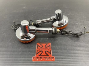 SUZUKI GN250 GS250 GS300 GS450 GS550 GS750 REAR RIGHT LEFT TURN SIGNAL PAIR SET - Picture 1 of 7