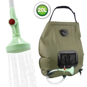 Hot Water Shower Bag Portable Shower Bag Solar Camping Shower - Picture 1 of 12