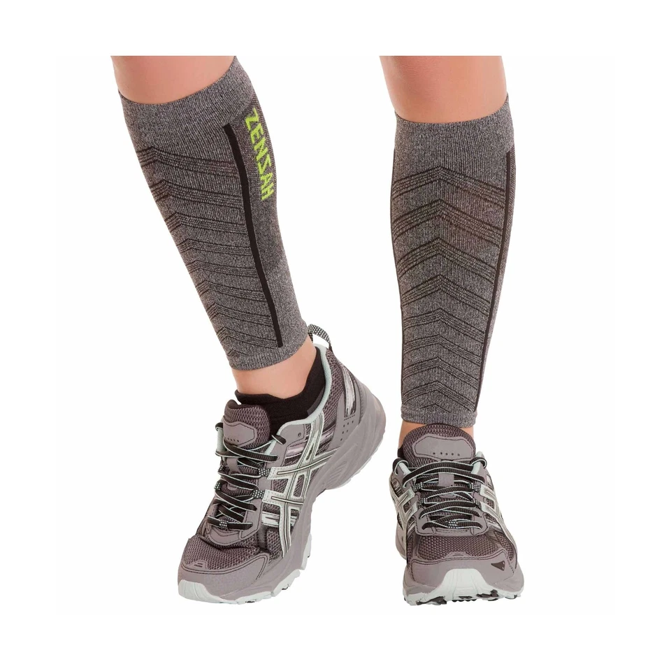 Mangas de compresión para piernas de peso pluma - Alivia las férulas de la espinilla, las tensiones de la pantorrilla Foto 1 de 4