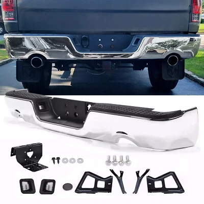 Rear Step Bumper For 09-18 Dodge Ram 1500/19-23 Ram 1500 Classic W/ Dual Exhaust - Image 1 of 4