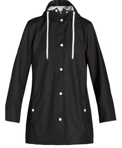 Women's Hooded Rain Jacket Slicker, Large - Picture 1 of 1