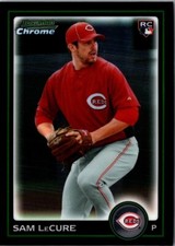 2010 Bowman Draft Picks & Prospects Chrome Sam LeCure #BDP37 Cincinnati Reds