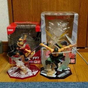 Figuarts Zero ONE PIECE Luffy Hawk Whip & ZORO Battle Ver Set Figure "Excellent" - Picture 1 of 10