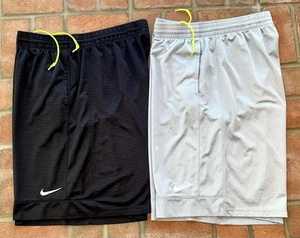 3 Vintage Nike lange Basketball Shorts 2X / XXL Performance Aktiv Sport Training - Bild 1 von 16
