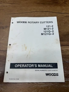 Woods Rotary Cutters Operator's Manual - 121-2 M121-2 121Q-2 M121Q-2 - Picture 1 of 5