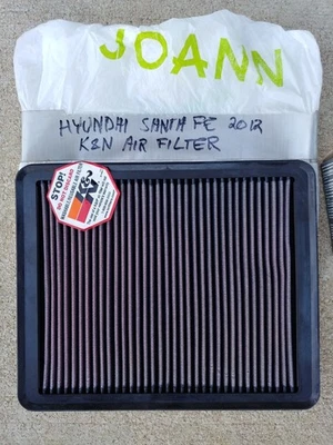 K&N para filtro de ar de substituição 10-12 Hyundai Santa Fe e filtro de óleo FRAM FF9688 - Imagem 1 de 4